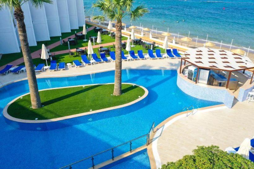 Mimoza Beachfront Hotel & Restaurant Famagusta (Northern Cyprus) Exterior photo